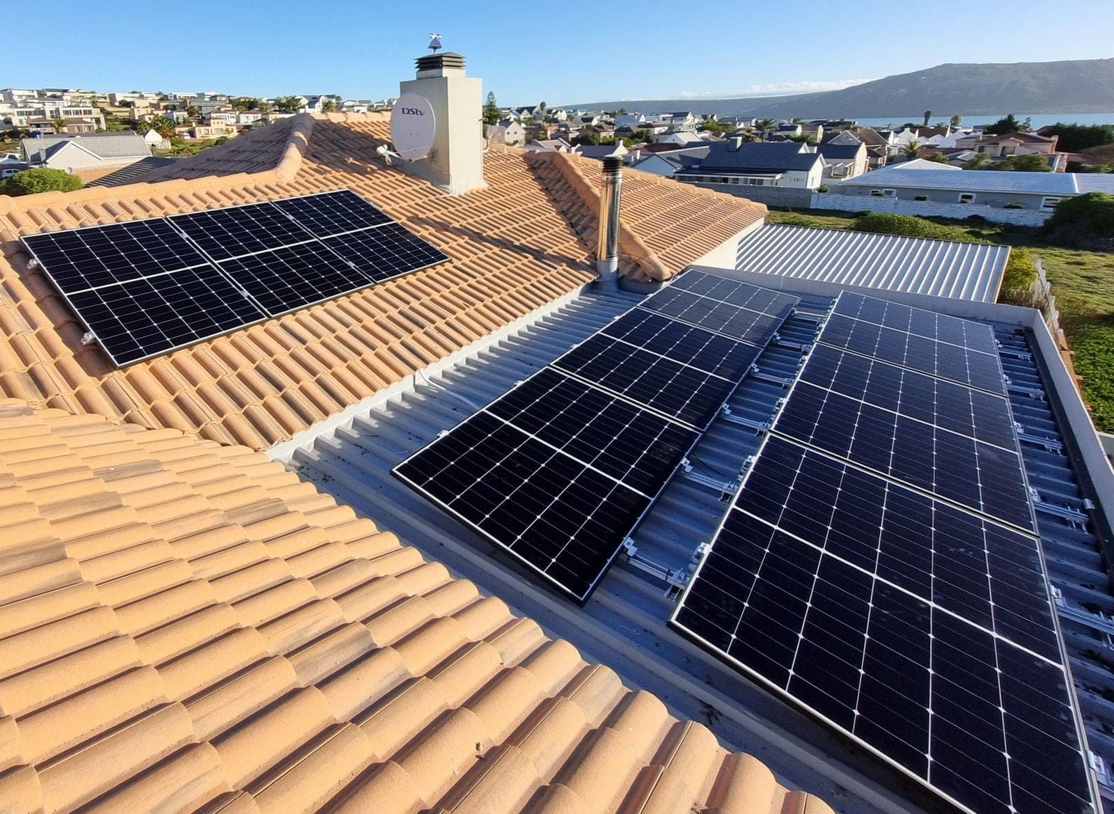 Solar modules added to the roof during the second phase