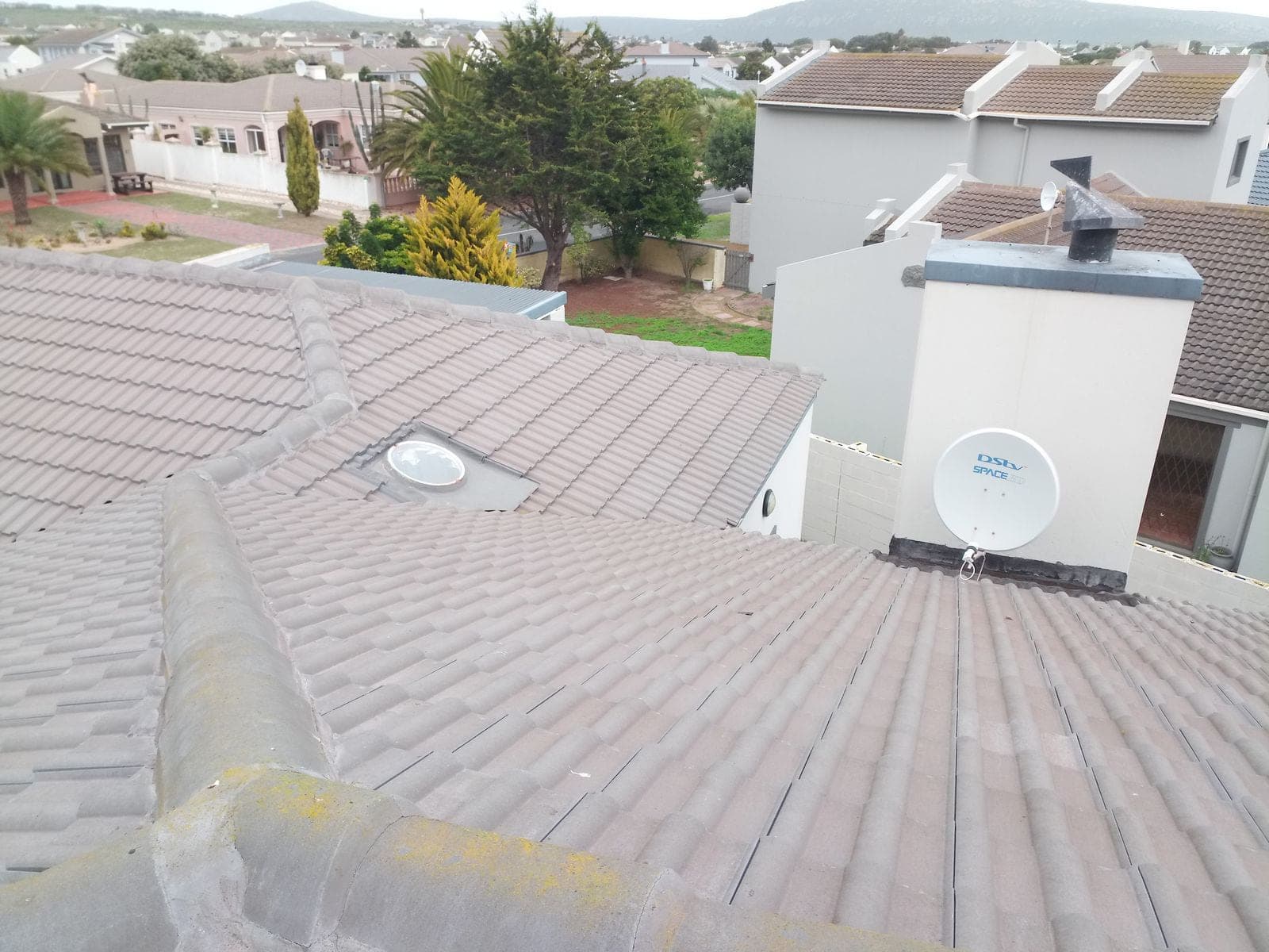 Solar modules installed on the north-facing roof plane